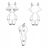Nouveau design de jouet en peluche de conceptions créatives jouet d'animal en peluche de mouton debout personnalisé comme cadeau