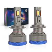 Nouvelles ampoules LED avant H1 H7 H11 9005 9006 12V 6000K en aluminium, ajustement universel