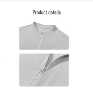 Veste légère pour homme, séchage rapide, respirante, extensible, veste de sport avec poches zippées, course à pied, gym, sports de plein air, logo personnalisé