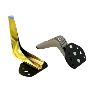 Pieds de meuble décoratifs <span class=keywords><strong>en</strong></span> <span class=keywords><strong>métal</strong></span> pour table de chevet, accessoires de production d'usine, best-seller, pieds de meuble légers et luxueux - Product Image 5
