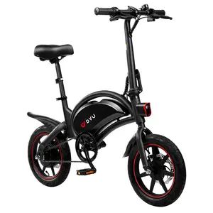 Taşınabilir ayarlanabilir bisiklet katlanabilir metal e-bisiklet 2 tekerlekli motorlu scooter entegre pil ile
