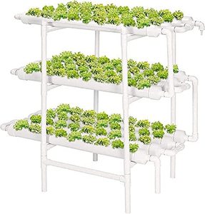 Kit de culture hydroponique 108 trous NFT en PVC pour <span class=keywords><strong>balcon</strong></span> et jardin domestique - Product Image 1