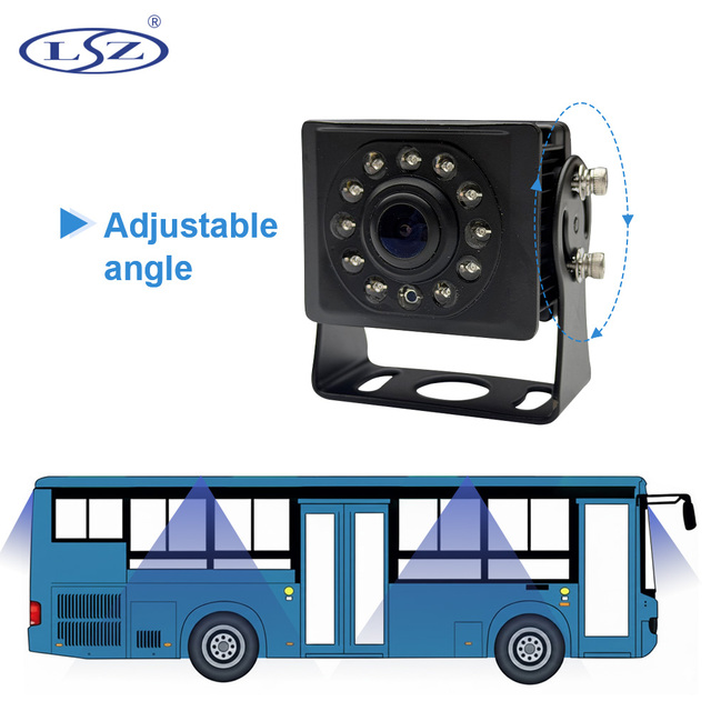 Tianyou AC808C1 Adjustable Angle 12-36V IP68 Waterproof Dustproof AHD 720P/1080P/960P Backup Vision Camera for Truck Bus
