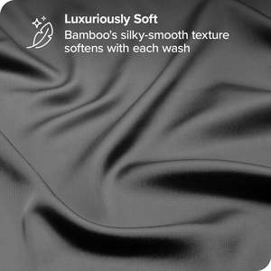 Sprei Bambu Arang Cloudland Nyaman 100% Bambu Murni Sprei Pendingin Berkualitas Tinggi Set Bambu Berkualitas - Product Image 5