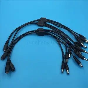 5.5X2.1Mm Power Plug Dc Mannelijke & Vrouwelijke Kabel Draad Connector Adapter Socket Jack 3528 5050 Led Strip licht Cctv