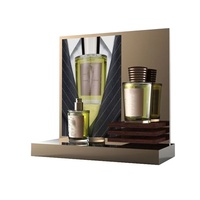 Boîte de présentation sur comptoir personnalisable en bois/MDF, design moderne, usage commercial, rangement élégant, modèle de marque Centroyal