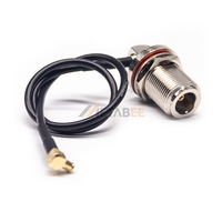 Câble RF N mâle coudé vers SMA mâle, assemblage coaxial RG58, 50 Ohm, étanche IP65, extension d'antenne 6 GHz