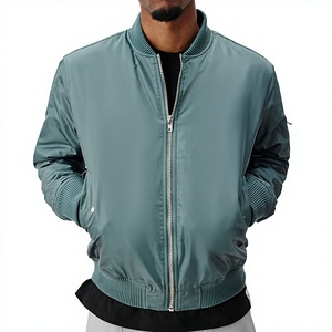 Veste de baseball universitaire pour homme, vierge, en laine avec manches en cuir, style décontracté, personnalisable avec logo, vente en gros - Product Image 2