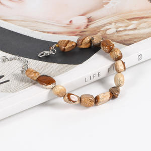 Bracelet en pierres naturelles style bohème, bijoux unisexes tendance - Product Image 4