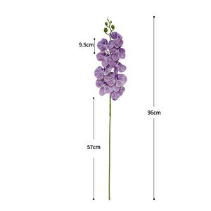 All'ingrosso 9 teste lungo stelo Artificia vero tocco grande Phalaenopsis orchidea fiori per la casa decorazione di nozze - Product Image 2