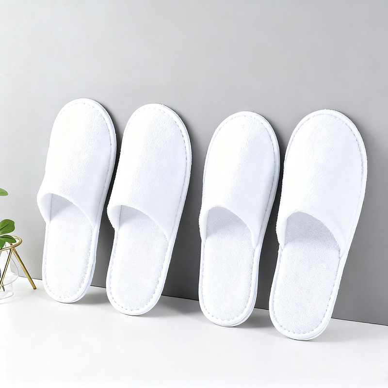Black Hotel Slippers Wholesale Bulk Disposable
