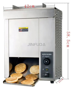 Tostadora de Panes Automática Comercial de 220V, Calentador Vertical de Panes para Hamburguesas Tipo Cadena para Tiendas de Hamburguesas en la UE/CN - Product Image 4