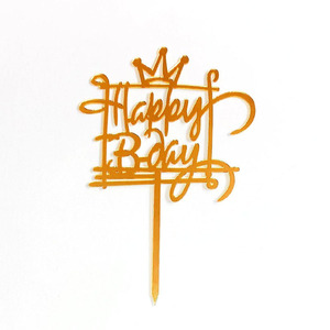10 Pezzi Decorazione per Torta in Acrilico 'Buon Compleanno' per Decorazione Torte <span class=keywords><strong>Festa</strong></span> del Papà <span class=keywords><strong>Festa</strong></span> <span class=keywords><strong>della</strong></span> <span class=keywords><strong>Mamma</strong></span> - Product Image 6