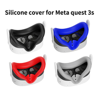 Protège-visage en silicone pour Meta Quest 3S, accessoires VR, masque facial pour Quest 3s, vente chaude