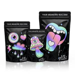 Bolsa de Mylar Personalizada de 3.5g para Gomitas Comestibles, Bolsa con Cierre Hermético a Prueba de Olores, Bolsa Vertical para Hierbas y Tabaco - Product Image 2