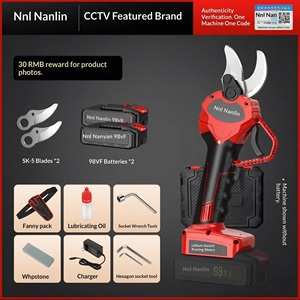 Sécateur électrique à <span class=keywords><strong>batterie</strong></span> au lithium, taille-branches portatif, capacité de coupe de 5,0 cm, ciseaux rechargeables pour le jardin - Product Image 3