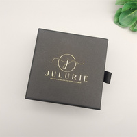 Boîte Cadeau d'Emballage de Bijoux en Carton Personnalisée avec Logo, Tiroir pour Collier, Boucles d'Oreilles, Bracelet, Bague
