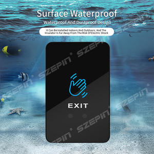 Trong Kho Nhanh Chóng Công Văn 12V Đèn LED Chỉ Số Touchless Hồng Ngoại Không Có Cảm Biến Cảm Ứng Yêu Cầu Thoát Cảm Biến Đẩy Nút - Product Image 4