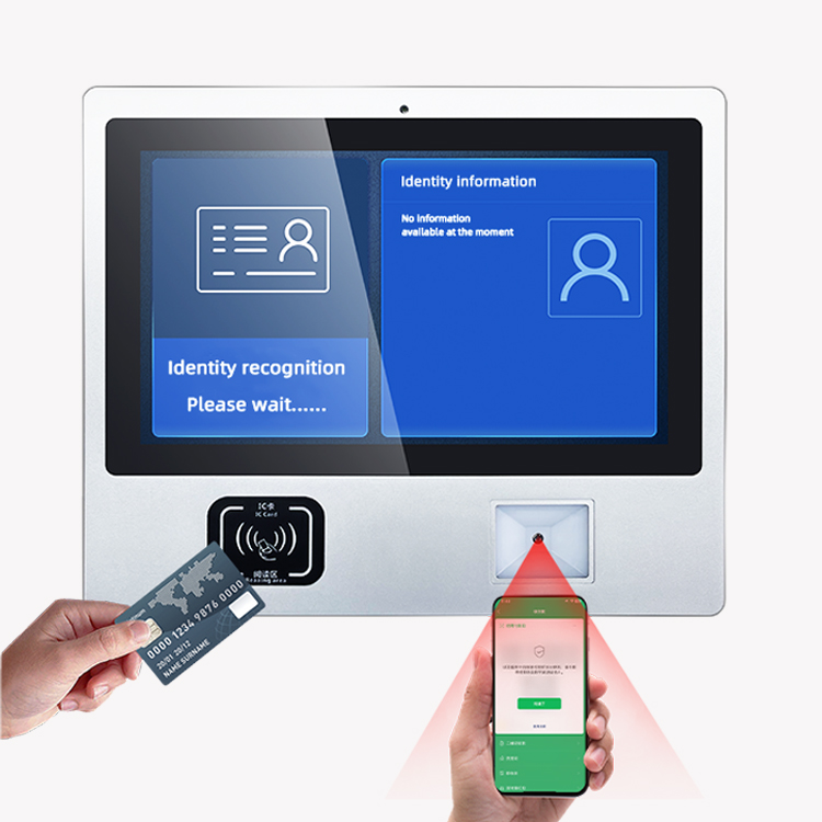 バーコードスキャナーAndroidHf Rfid/NfcEv充電ステーションIDカードカメラQrコードタッチスクリーンコンピューター支払いPc Pos