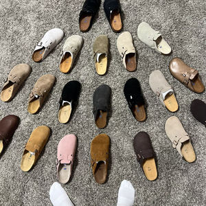 Nouveau élégant anti-dérapant personnalisé Mule chaussures semelle en liège Mule pantoufles pour hommes et femmes-<span class=keywords><strong>prix</strong></span> de gros en cuir véritable de haute qualité - Product Image 5
