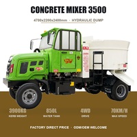 Camion malaxeur à béton de nouvelle conception, type tambour de 8 m3 pour chantier de construction