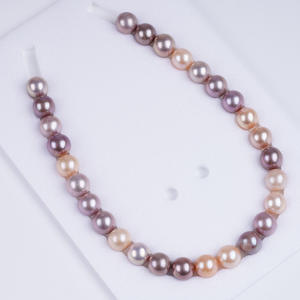 Collar de Perlas de Agua Dulce Barrocas de 14-15 mm, Joyería Natural Semi-Acabada para Accesorios de Bricolaje - Product Image 4