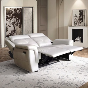 Muebles modernos, juego de sofá reclinable multifuncional Manuel Power, tapicería de lino para Hotel, centro comercial, sala de estar, salón - Product Image 3