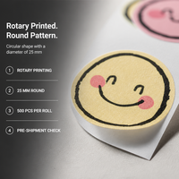 Autocollants de récompense en forme de visage souriant, autocollants créatifs en forme de cercle, étiquettes d'expression autocollantes