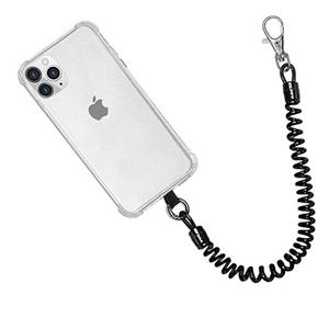 Retractable <b>Rope</b> Security Gear Tool Anti Lost Keychain Elastic Phone Elastic Spiral Spring Coil Strap <b>Rope</b> Lanyard Key Chain - Product Image 3