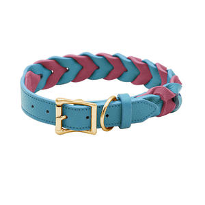 Colliers pour animaux de compagnie en cuir durable faits à la main de luxe, collier tactique pour chien d'extérieur pour les grands chiens - Product Image 2