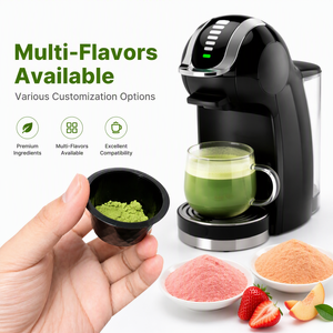 แคปซูลมัทฉะขายส่งสำหรับเครื่อง Dolce Gusto ชาเขียวแบบเม็ดบรรจุภัณฑ์ขนาดใหญ่ บรรจุภัณฑ์แบบกำหนดเอง รับผลิตแบบ OEM แบรนด์ส่วนตัว - Product Image 4