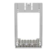 Connecteur de compteur de Rail DIN monophasé Type d'interférence en céramique Support de pièce enfichable de réseau national Rack de distribution extérieur