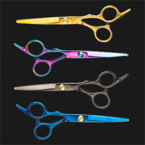 Ciseaux professionnels japonais pour la <span class=keywords><strong>coiffure</strong></span>, ensemble de ciseaux de barbier, ciseaux à cheveux, cisailles à effiler/ - Product Image 5