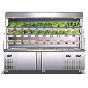 Réfrigérateur vitrine à porte vitrée pour restaurant Malatang à haute efficacité, fabriqué en Chine - Product Image 3