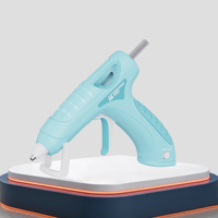 Pistolet à colle chaude électrique sans fil, pistolet à colle rechargeable portatif pour le collage de tissus, la fabrication d'ornements, l'artisanat du bois et les fixations quotidiennes