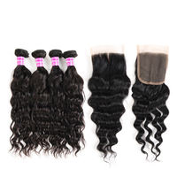 Extensions de Cheveux Humains Bouclés Ondulés Profonds Birmanes, Noir Naturel, Grade 10A, Cheveux Vierges Remy, Tissage Double Trame Faite à la Machine, 99j