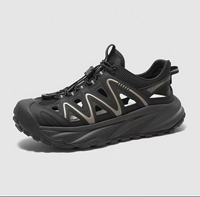 Chaussures de marche pour hommes ultra-respirantes en cuir véritable, légères, avec maille ventilée et amorti