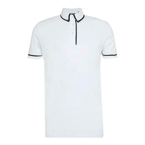 เสื้อโปโลผู้ชายแขนสั้นเข้ารูปเสื้อกอล์ฟผ้าคอตตอน100% ออกแบบได้ตามต้องการสำหรับ2025 - Product Image 1