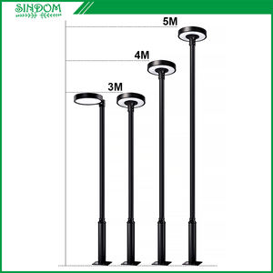Sindom-poste de luz <span class=keywords><strong>Solar</strong></span> para jardín al aire libre, lámpara de poste de aluminio IP65 de 3-5m - Product Image 6