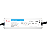 CE/CB 200W Transformator Driver Strip LED Efisiensi Tinggi 200-240VAC-DC12V 24V IP67 Tahan Air untuk Kotak Lampu LED/Papan Tanda