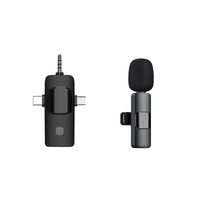 Microphone cravate sans fil K15 Mini avec technologie d'annulation du bruit, audio cristallin, réduction du bruit