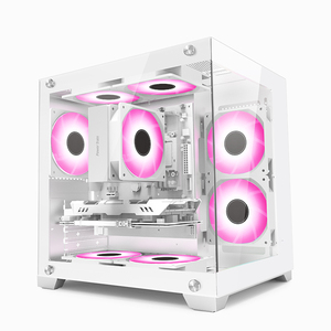 Custodia per Computer da gioco per PC Desktop Mini Itx Mid Tower in vetro personalizzata in fabbrica Gamer Casin Cabinet Case PC