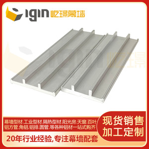 Placa de presión para muro cortina de aluminio IGIN de 39-45 mm, pulida, 6063/6061, para construcción y decoración - Product Image 5