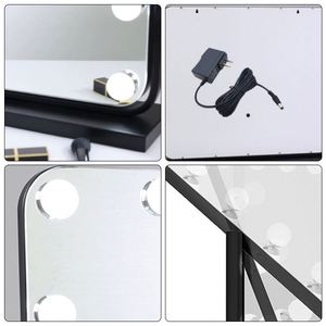 Multifunctional Furniture <b>Led</b> Light Lighting <b>Vanity</b> Makeup Desk-Top Single-Surface <b>Mirror</b> - Product Image 5