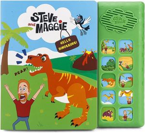 Libro Interactivo de Aprendizaje de Dinosaurios con 10 Botones de Audio para Niños, con Efectos de Sonido e Historias en Audio - Product Image 1