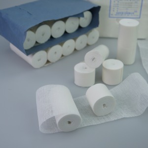 Ukuran Yang Berbeda Rumah Sakit Kasa Gulung Medis Bedah Habis Katun Steril Kasa Gulungan Perban - Product Image 6