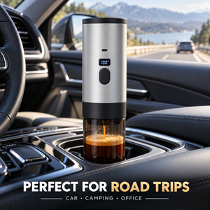 Machine à café expresso portable auto-chauffante 3-en-1 OEM ODM, rechargeable par USB-C, pour voyage, camping, voiture - Product Image 2