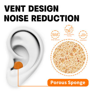 Bouchons d'oreille jetables en forme de cloche NRR32dB Réduction du bruit Protection auditive efficace avec bouchons d'oreille en mousse PU - Product Image 5