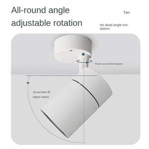 Lámpara de Riel de Techo para Tiendas de Ropa, Foco de Riel de 7W, 12W, 20W, 30W, Foco COB para Sala de Estar y Salas de Exposición - Product Image 3
