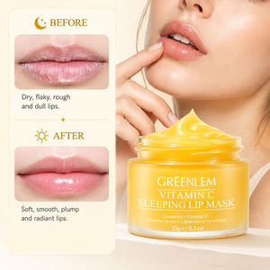 Crème Lèvres Hydratante en Profondeur au Curcuma Bio et Vitamine C 15g – Soin Nuit Anti-Rides et Exfoliant pour les Lèvres – Nourrissante – Vente en Gros OEM/ODM - Product Image 1